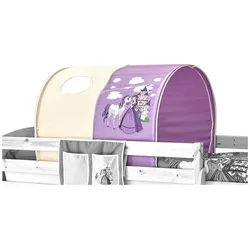Mid.you Tunnelset , Flieder, Beige , Metall, Textil , Pferd , 100x73x87 cm , Babymöbel & Kindermöbel, Kinderzimmer & Jugendzimmer, Kinderbettzubehör