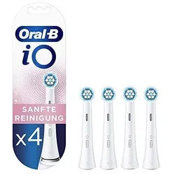 Oral-B iO Sanfte Reinigung Aufsteckbürsten für ein sensationelles Mundgefühl, 4 Stück Zahnbürste 1 St