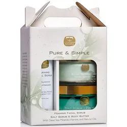 Kedma ‚Äì Pure & Simple Kit K√∂rperbutter, Peeling Schaumbad Für trockene Haut 1 St Unisex