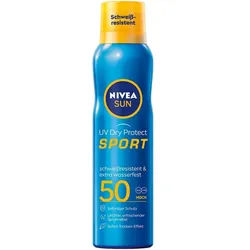 NIVEA NIVEA SUN Sun UV Dry Protect Sport Spray LSF 50 Sonnenschutz 200 ml