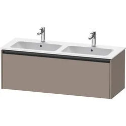 Duravit Ketho.2 Waschtischunterbau wandhängend Basalt Matt 1280x480x440 mm - K25066043430000 K25066043430000