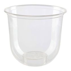 Greenbox Dessertbecher, PLA, 300 ml, Ø 9,6 cm, Umweltfreundlicher Einwegbecher für den süßen Genuss unterwegs, 1 Packung = 50 Stück