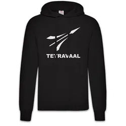 Urban Backwoods Hoodie Tetravaal Logo Herren Hoodie Tactical Robot Sci-Fi Chappie Vaal (1-tlg) Robotics Tera AI Police schwarz M