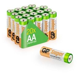 AA Mignon Batterie GP Alkaline Super 1,5V 20 Stück
