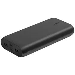 Belkin BoostCharge 4-Port Powerbank 26.000 mAh 32W inkl. 45cm USB-C-Kabel schwarz