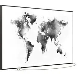 STEINFELD Heizsysteme Infrarotheizung Bild 900W, 120x74cm, Made in Germany, 7J Garantie, mit Thermostat, viele Motive schwarz