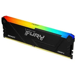 FURY Beast RGB DDR4-3200 - 8GB - CL16 - Single Channel (1 pcs) - Intel XMP - Schwarz