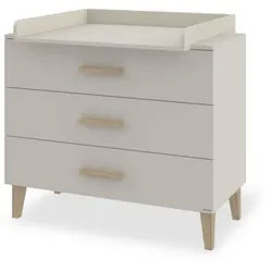 Pinolino Wickelkommode , Weiß , Holz , Eiche , massiv , 3 Schublade(n) Schubladen , 110x101x77 cm , Babymöbel & Kindermöbel, Babyzimmer, Wickelkommoden & Zubehör, Wickelkommoden