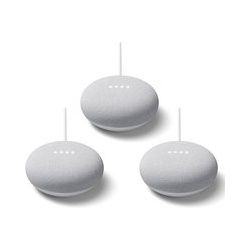 Google Nest Mini 3er-Pack - Smarter Lautsprecher mit Sprachsteuerung