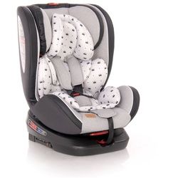 Lorelli Kindersitz Nebula Gruppe 0+/1/2/3 (0-36 kg) Isofix, verstellbar, drehbar grau