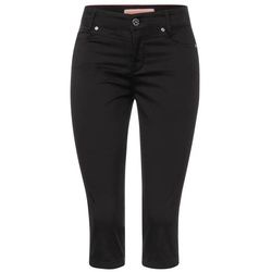 STREET ONE 3/4-Jeans (1-tlg) Weiteres Detail schwarz