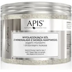 Apis Inspiration, Glättendes Badesalz mit Mineralien aus dem Toten Meer, Meeresalgen, Kokosflocken 650 g