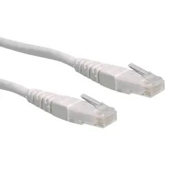 ROLINE Patchkabel Cat.6 (Class E) UTP, weiß, 0,3 m