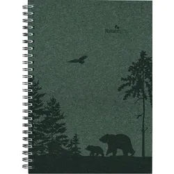 Alpha Edition Taschenkalender AlphaEdition 160254 Spiralbuchkalender Wire-O Pine - 15 x 21 cm