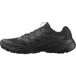 Laufschuh SALOMON "ALPHAGLIDE", Herren, Gr. 45, schwarz, asphalt, schwarz, Synthetik, Textil, Schuhe Laufschuh