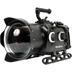 Nauticam Cinema Unterwassergehäuse für die Arri Alexa Mini - Digital Cinema System for Arri Alexa Mini Camera - Includes N200 250mm Optical-Glass Wide-Angle Dome Port. N200 Extension Rings 30. 40 and 50. and Lens Control Drive Shafts