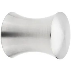 SO-TECH® Möbelknopf LEEDS Ø 14 - 30 mm Edelstahl gebürstet, Knopf Knauf incl. Schraube silberfarben Ø 20 mm / Höhe 32 mm | 3.2 cm