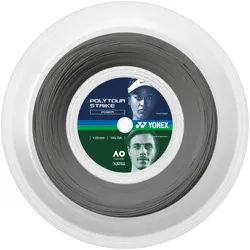 Yonex Tennissaite Poly Tour Strike (Haltbarkeit+Kontrolle) grau 200m Rolle