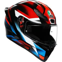 AGV K1 S Fastlap Helm, schwarz-rot-blau, Größe XL für Männer