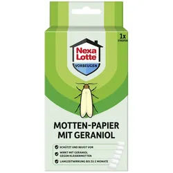 Nexa Lotte Insektenfalle Nexa Lotte Motten-Papier mit Geraniol grün