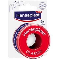 Hansaplast Fixierpflaster Classic 5 m x 2,5 cm Pflaster 1 St beige 1 St Pflaster