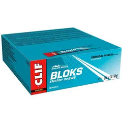 Clif Bar Unisex Clif Shot Bloks Tropical Punch Karton (18 x 60g)