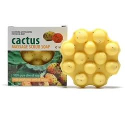Olive-Spa - Cactus Massage Scrub Seife mit Kaktusfeigenkernöl 110 g