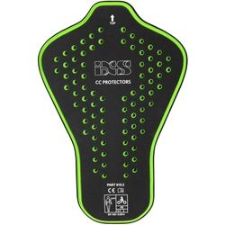 IXS CCS Level 2 Rückenprotektor, schwarz-grün, Größe M für Männer