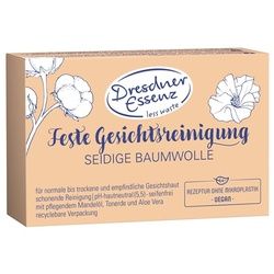 Dresdner Essenz - Feste Gesichtsreinigung Baumwolle Gesichtsseife 40 g