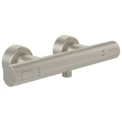 Villeroy & Boch Universal Taps & Fittings Brause-Thermostat TVS00001700064 rund, Wandmontage, brushed nickel black