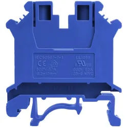 Reihenklemme 10mm2 Schraubklemme Blau VDE UL 5736