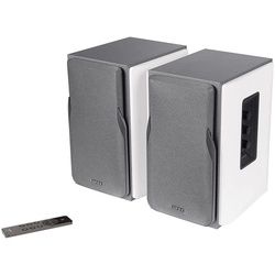 Edifier® R1380DB 2.0 Regal-Lautsprecher (Bluetooth, 42 W, Infrarot-Fernbedienung, seitliche Regler für Bässe, Höhen und Lautstärke) weiß okluge