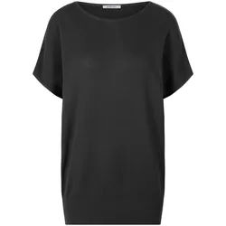 Le pull à encolure arrondie 100% SUPIMA®-coton Peter Hahn noir