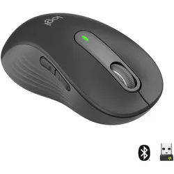 Logitech Logitech Signature M650 L left Maus Funk, Bluetooth® Linkshänder Grö Mäuse grau
