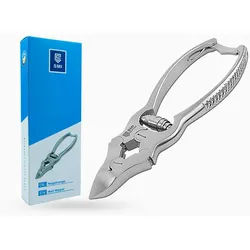 SMI Nagelzange Fußnagelzange dicke Nägel fussnagelzange doppelter übersetzung +Etui silberfarben