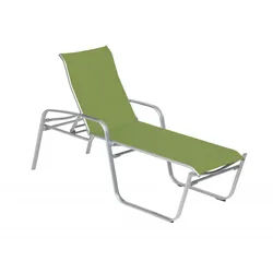 Sonnenliege Florida Plus - 09 - silber D74 - olive