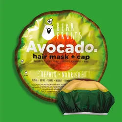 Bear Fruits - Haarmaske & -haube 'Avocado' Maske 10x20 ml Frauen