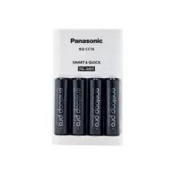 Panasonic ENELOOP Ladegerät BQ-CC16 inkl. 4 Stück