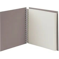 Fotoalbum Fotoalbum Whire-O 60 Seiten 230x230mm taupe/offwhite