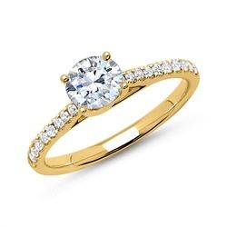 585er Gold Diamantring