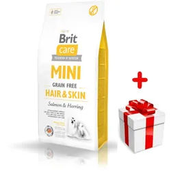 BRIT CARE Mini Grain-Free Hair&Skin 400g+ Überraschung für den Hund