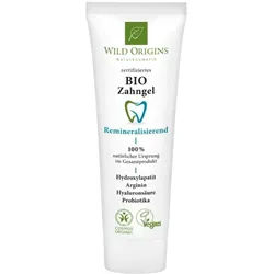 Wild Origins Naturkosmetik Bio Zahngel ohne Fluorid 75 ml