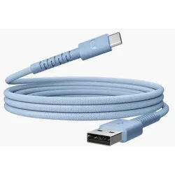 FlexWave Stecker Rundkabel USB A auf USB C bis 18 W 2 m (Blau)