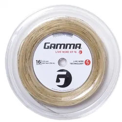 Gamma Tennissaite Live Wire XP (Touch+Komfort) natur 110m Rolle