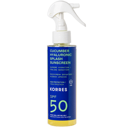 Korres Cucumber Hyaluronic Splash SPF50 2-Phasen-Sonnenschutzspray - Gesicht & Körper 150 ml