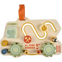 My Baby Lou Motorikspiel , Multicolor, Naturfarben , Metall, Textil, Holzwerkstoff , Sperrholz , 24.5x16x5 cm , EN 71 , Geräuscheffekte , Spielzeug, Lernspiele