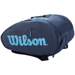 Wilson Racketbag Padel Super Tour Bag (2 Hauptfächer) navyblau