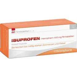 Ibuprofen-Hemopharm 400mg 50 St Filmtabletten