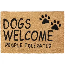 Relaxdays KOKOS-FUßMATTE , Textil, Kunststoff , 60x40 cm , Teppiche und Böden, Schmutzfangmatten, Fußmatten