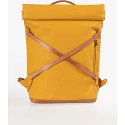 aunts & uncles Japan Osaka Rolltop Rucksack mit 15" Notebookfach mustard